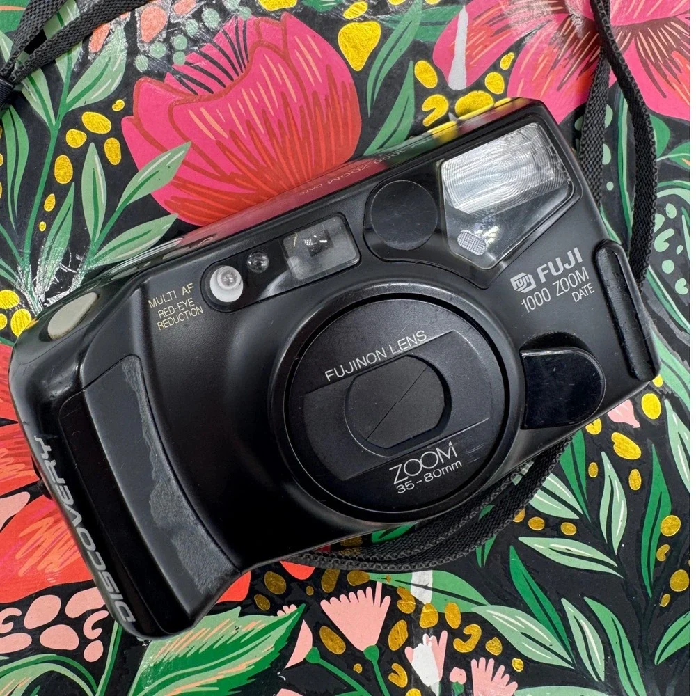 Fuji Discovery 1000 Zoom Date Panorama 35mm Film Camera Fujinon 35-80mm Lens